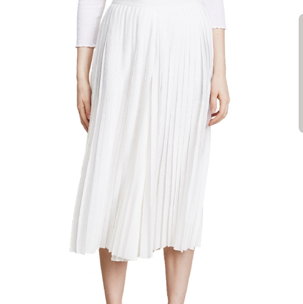 Vince Accordion Pleat Culotte Pants - Picture 2 of 8